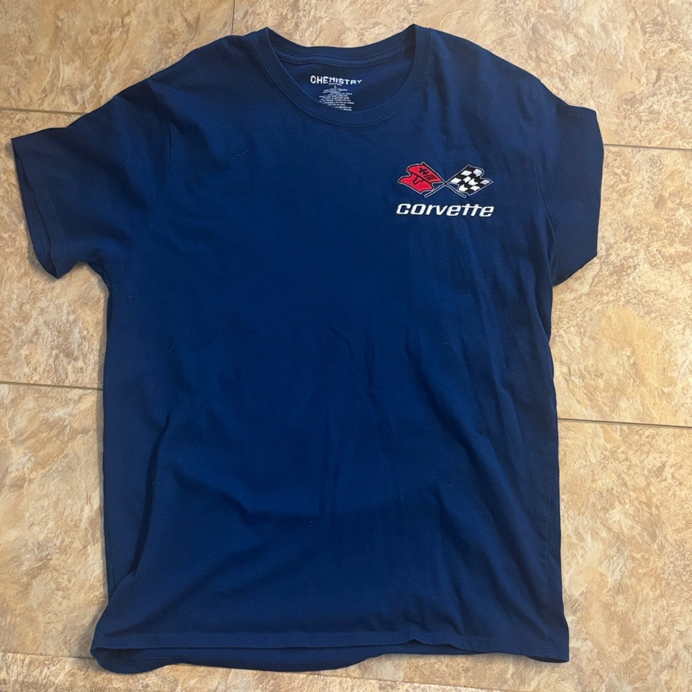 Navy Blue Men's corvette T-Shirt